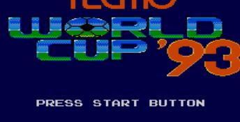 Tecmo World Cup '93 Sega Master System Screenshot