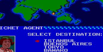 Where in the World is Carmen Sandiego Sega Master System Screenshot