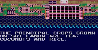 Where in the World is Carmen Sandiego Sega Master System Screenshot