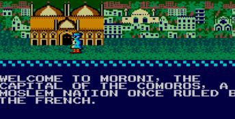 Where in the World is Carmen Sandiego Sega Master System Screenshot