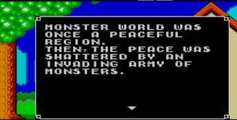 Wonder Boy in Monster World Sega Master System Screenshot