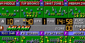 Bill Walsh College Football SNES Screenshot