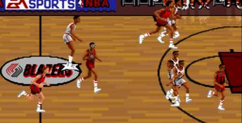 Bulls vs. Blazers and the NBA Playoffs SNES Screenshot