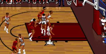 Bulls vs. Blazers and the NBA Playoffs SNES Screenshot