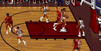 Bulls vs. Blazers and the NBA Playoffs SNES Screenshot