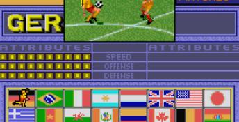 Champions World Class Soccer SNES Screenshot