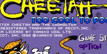 Chester Cheetah: Too Cool to Fool SNES Screenshot