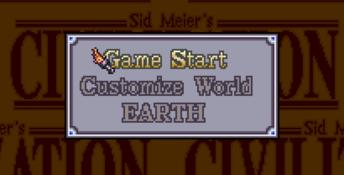 Civilization SNES Screenshot