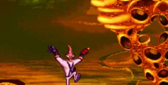 Earthworm Jim SNES Screenshot