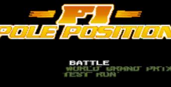 F1 Pole Position SNES Screenshot