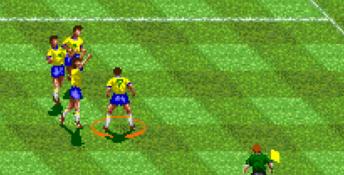 International Superstar Soccer Deluxe SNES Screenshot