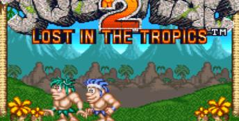 Joe & Mac 2: Lost in the Tropics SNES Screenshot