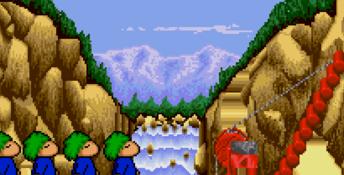 Lemmings SNES Screenshot