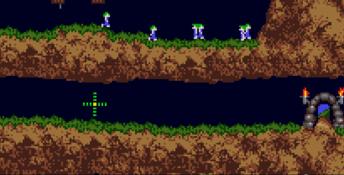 Lemmings SNES Screenshot