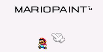 Mario Paint SNES Screenshot