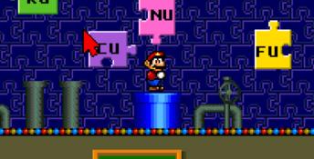 Mario's Early Years: Fun With Letters SNES Screenshot