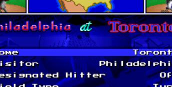 MLBPA Baseball SNES Screenshot