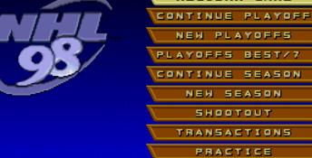 NHL '98 SNES Screenshot