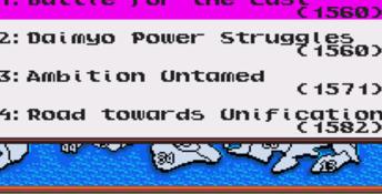 Nobunaga's Ambition SNES Screenshot