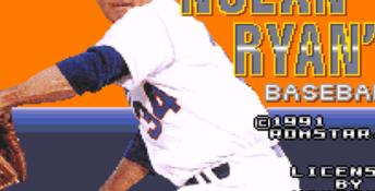 Nolan Ryan's Baseball SNES Screenshot