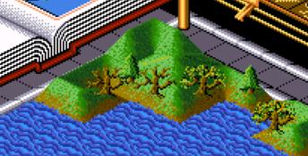 Populous SNES Screenshot