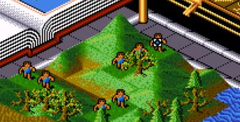Populous SNES Screenshot
