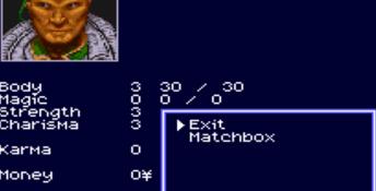 Shadowrun SNES Screenshot