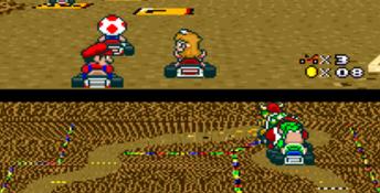 Super Mario Kart SNES Screenshot