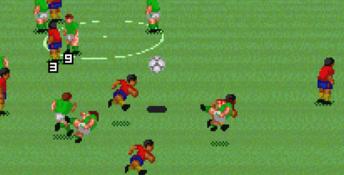 Super Soccer SNES Screenshot