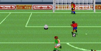 Super Soccer (1991) SNES Screenshot