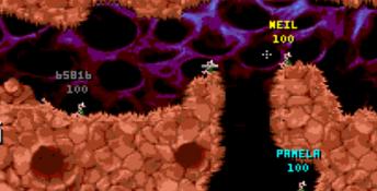 Worms SNES Screenshot