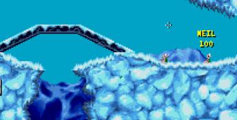 Worms SNES Screenshot