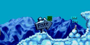Worms SNES Screenshot