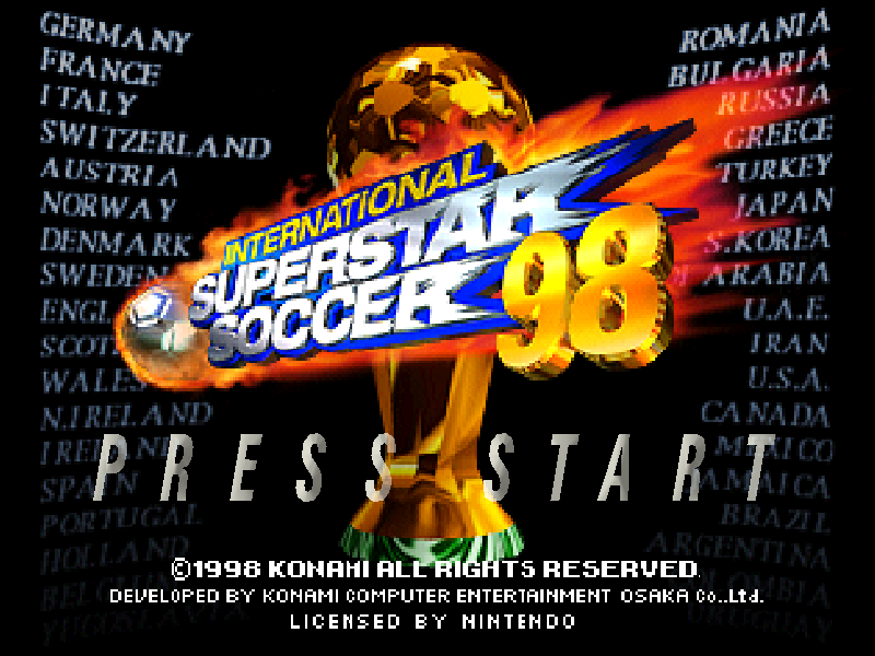 INTERNATIONAL SUPERSTAR SOCCER 1 international superstar soccer 1: